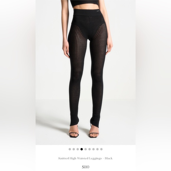 Manière’ de voir knitted contour leggings - Picture 3 of 3